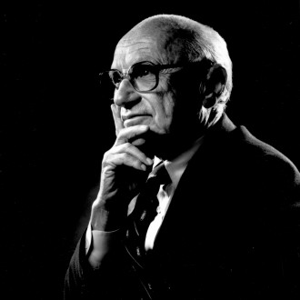 Milton Friedman portrait